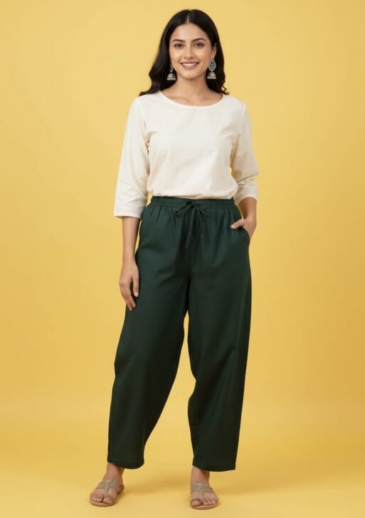 PANTS REYON-GREEN-2003-166060
